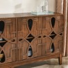 Lyngins 60.5" Mid Century Modern Vintage Sideboard Cabinet, Buffet Cabinet with Storage, TV Media Console Table, 4-Door Storage Cabinet - 3 of 4