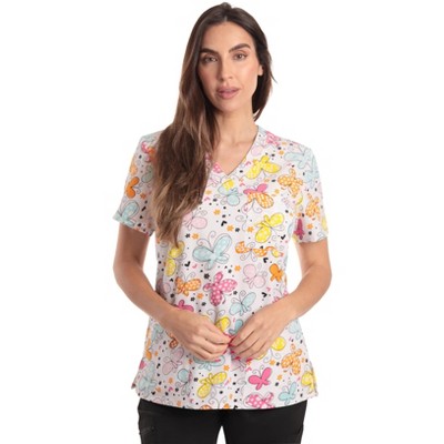 Just Love Women's Scrub Tops / Holiday Scrubs / Nursing Scrubs for Christmas