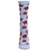 Memoi Women's Autumn Falling Leaves Rayon Blend Crew Socks - 2 of 3
