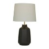 Modern Ceramic Table Lamp Gray - Olivia & May: Chic Accent Lighting, No Assembly Required - image 3 of 4