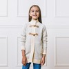 Hope & Henry Girls' Long Sleeve Toggle Sweater Coat with Zipper, Kids - 2 of 4