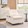 JUJABU Accent Chair with Pillow, Compact Sofa Bed for Small Apartments, Bedroom or Balcony - 3 of 4