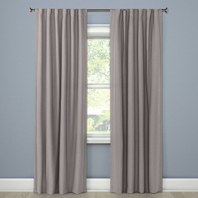 Photo 1 of 108"x50" Aruba Linen Blackout Curtain Pane
Blackout Aruba Window Curtain Panel Gray Stone -