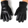 Alpine Swiss Mens Touch Screen Gloves Leather Thermal Lined Phone Texting Gloves - 3 of 4