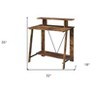 HomeRoots 32" Brown Writing Desk - 3 of 4