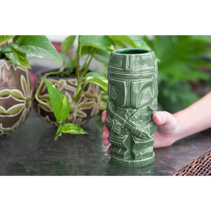 Beeline Creative Geeki Tikis Star Wars The Mandalorian Mando Mug | Ceramic Tiki Cup | 20 Ounces, 5 of 7