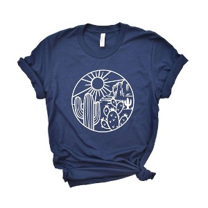 Simply Sage Market Women's Desert Circle Short Sleeve Graphic Tee - 1 of 3