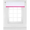 Bacati - Mix N Match Solid Fuchsia Band Window Valance - 4 of 4