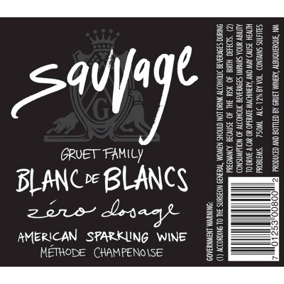 Gruet Sauvage Rose - 750ml Bottle