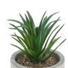 Unique Bargains Artificial Plants Mini Sword Grass in Pulp Plastic Green 2.76"x2.76"x3.94" 1 Pcs - 4 of 4