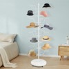 YIYIBYUS Hat Rack, Freestanding Hat Display Stand, 8-tier Hat Holders - 3 of 4