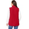 Woman Within Zip-Front Microfleece Vest - 3 of 4