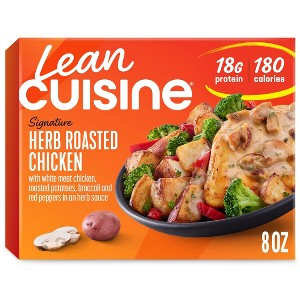 Lean Cuisine Protein Kick Herb Roasted Chicken Gluten Free Frozen Meal - 8oz - 1 of 4