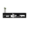 INFURNIC TV Stands and Consoles Floating TV Stand with Open Shelves and Cable Management for Modern Living Room, Black, 12.6"*47.7"*10" - 3 of 4