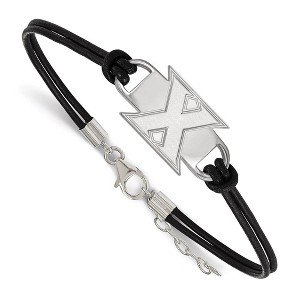 Black Bow Jewelry Sterling Silver Xavier Musketeers NCAA charm Bracelet 7 Inch - 1 of 3