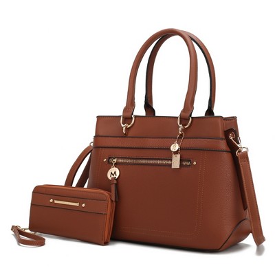 MKF Collection Gardenia Vegan Leather Women’s Tote Bag & Wallet by Mia K