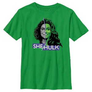 Boy's She-Hulk: Attorney at Law Half Lawyer Half Hero T-Shirt - 1 of 4