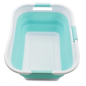 SAMMART 29L(7.6 gallon) Collapsible Plastic Laundry Basket - 1 of 4