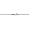 Black Bow Jewelry 0.8mm, 14k White Gold, Octagonal Snake Chain Necklace - 4 of 4