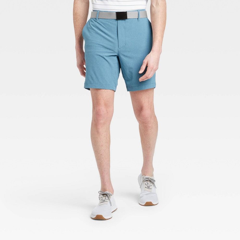 Men's Heather Golf Shorts - All in Motion Blue 42 was $30.0 now $20.0 (33.0% off)