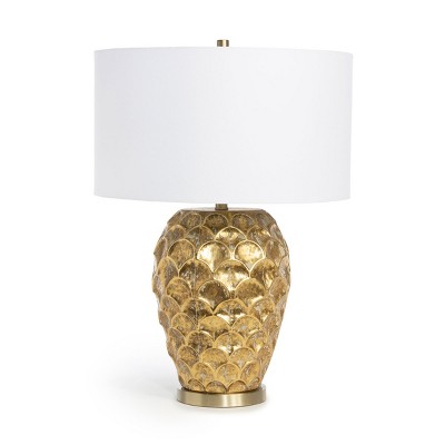 Park Hill Collection Miranda Scalloped Pattern Metal Lamp