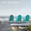 Arceso Adirondack Chair，36 Inch Outdoor Patio Chair，Adirondack Chairs with Cup Holder,  Plastic Adirondack Chairs for Patio, Law, Garden - 3 of 4