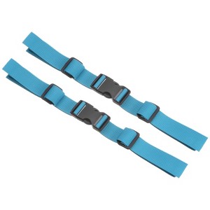 Unique Bargains Polyester Adjustable Quick-Release Buckle Backpack Waist Straps 2 Pcs - 1 of 4