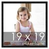 PosterPalooza | Square Simple Black Picture Frame - UV Acrylic, Foam Board Backing, Hanging Hardware - 2 of 4