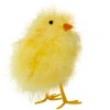 Northlight 5” Furry Chick Facing Left Spring Easter Figure - Yellow - 3 of 4