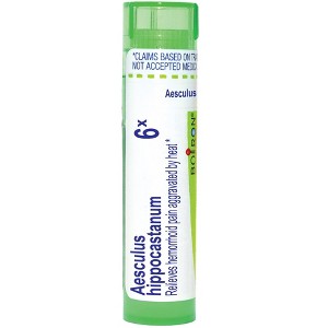 Aesculus Hippocastanum 6X by Boiron Homeopathic Single Medicine For Personal Care  -  80 Pellet - 1 of 4
