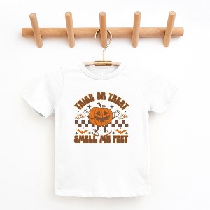 The Juniper Shop Smell My Feet Checkered Toddler Short Sleeve Tee - 1 of 2