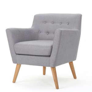Meena Buttoned Mid-Century Club Chair - Christopher Knight Home - 1 of 4