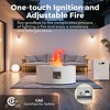 BDELITE Propane Fire Pit with Propane Tank, Glass Stone and Rain Cover Suitable for Outdoor Living-30*30*12.8 Inch - 4 of 4