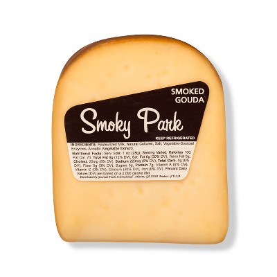 Smoky Park Smoked Gouda Cheese Wedge - 8oz