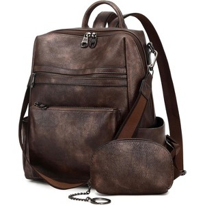 Leather Backpack for Women Designer Ladies Shoulder Bag 