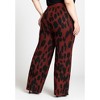 ELOQUII Women's Plus Size Animal Print Pant - 14/16, Animal Blur - 4 of 4