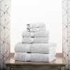 Luxury Cotton Heavyweight Ultra-Plush 6 Piece Towel Set by Blue Nile Mills - 2 of 4