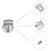 Unique Bargains Zinc Alloy Decorative DIY Handbag Purse Making Turn Lock Clasps 4 Pcs - 4 of 4