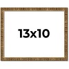PosterPalooza | Photo Size Textured Gold Picture Frame - UV Acrylic, Foam Board Backing, Hanging Hardware - 3 of 4