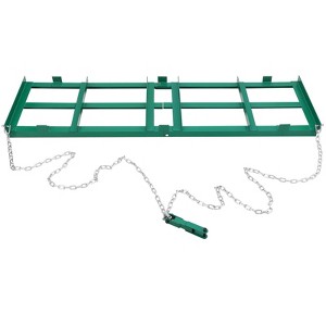 Stainless Steel Lawn Leveler, Lawn Leveling Rake with 180° Rotating Long Handle, Ergonomic Easy to Install, Heavy Duty Landscape Rake - 1 of 4
