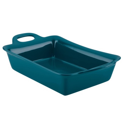 Rachael Ray Cast Iron 4-Qt. Casserole with 10 Griddle, Teal Shimmer - Bed  Bath & Beyond - 28663957