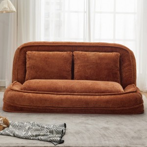 Bean Bag Lounger Modern with Adjustable Backrest for Living Room 71in Wide Seat-3irtyhousy - 1 of 4