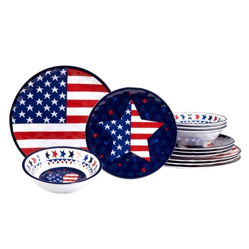 Patriotic dinnerware sets sale