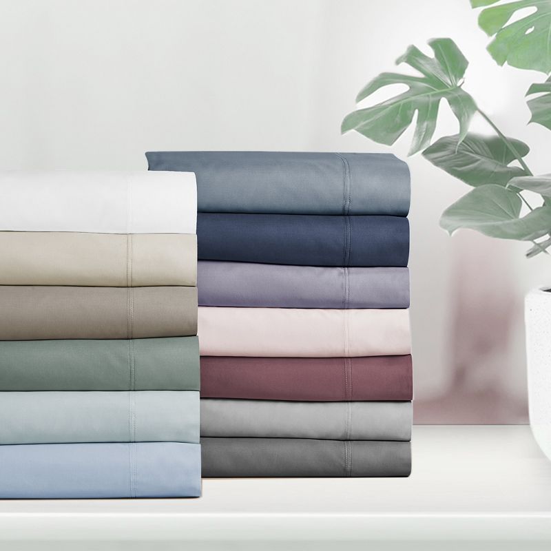 5-Star Luxury Sheet Set | 600 Thread Count 100% Cotton Sateen | Soft & Crisp Bed Sheets with Deep Pockets by California Design Den, 6 of 10