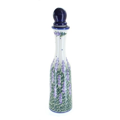 Blue Rose Polish Pottery Lavender Fields Bottle