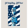 "In Tailgating We Trust" American Flag And Spatula Adult Long Sleeve Hoodie - 2 of 2