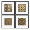 Wall Art, Framed Art Deco Geometric Prints – Set of 4, 20" Square by Melrose - 2 of 3