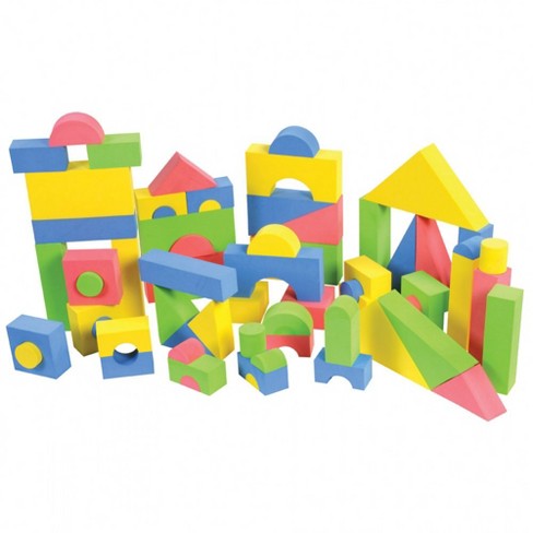 Building Blocks EVA Foam Building Blocks Educational Multi‑Colored Stacking  Toys