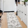 Acekool 8x10 Washable Vintage Area Rug, Non-Slip Oriental Medallion Floral Carpet, Non-Shedding Traditional Rug for Living Room, Bedroom - 2 of 4