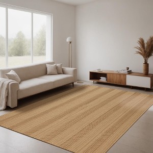 BAGOKIE Non-Slip Boho Indoor Mat Machine Washable Area Rug - 1 of 4